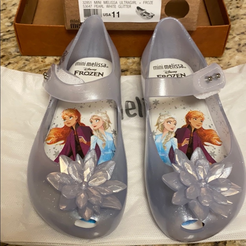 Mini Melissa Ultragirl Frozen Pearl White Shoes